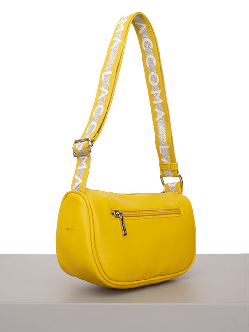 LACCOMA сумка Мелани-Ф826-желтый эко кожа хлопок фото 2