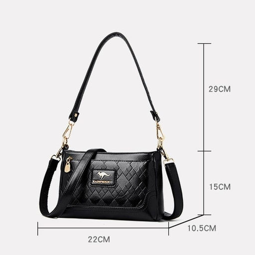 KAIDIFEINIROO Сумка женская с двумя ремнями 8725 фото 8