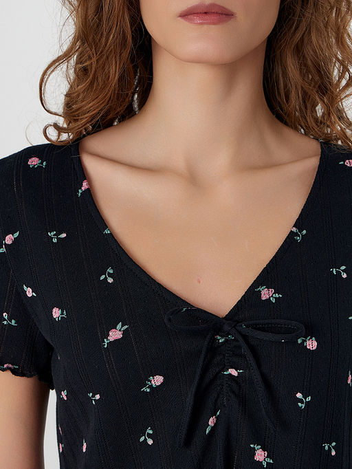 Комплект домашний женский черный