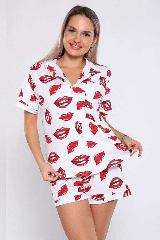 908 Пижама женская Губы