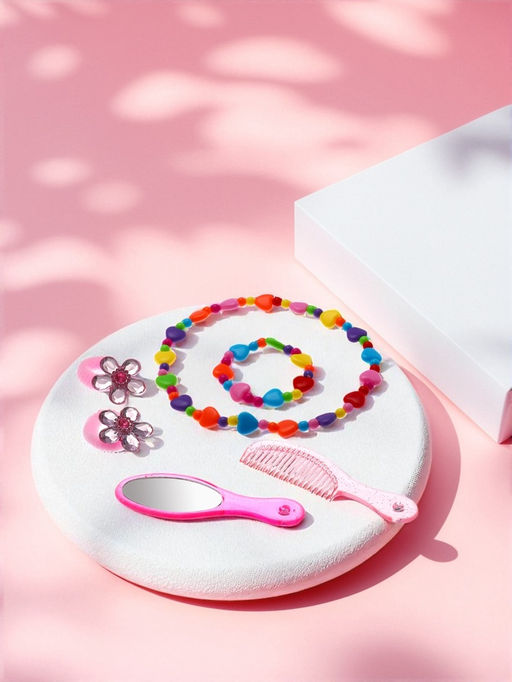 Набор детских украшений Выбражулька «Парикмахер», 6 предметов, разноцветный