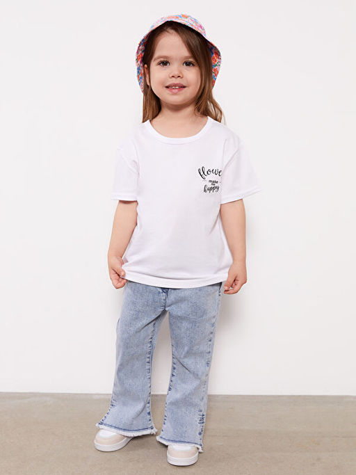 Bisiklet Yaka K?z Bebek Ti??rt - Waikiki фото 3