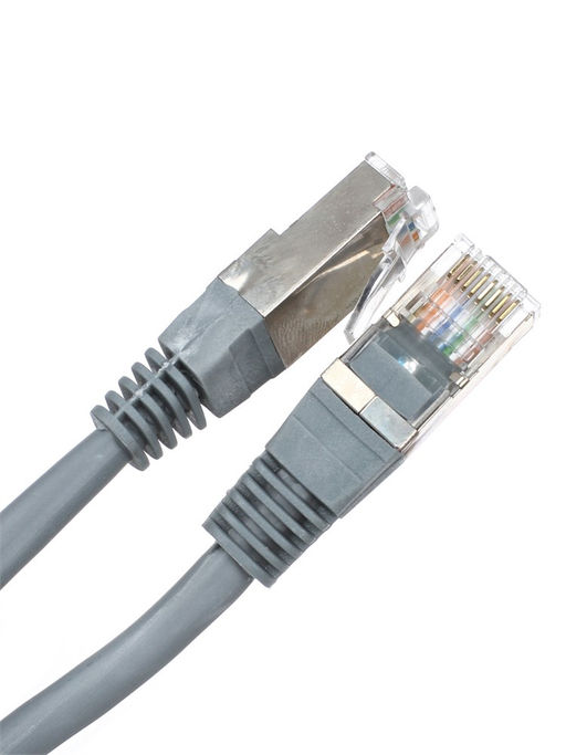 Цена за 2 шт. Патч-корд литой TELECOM UTP, 0.5м, кат. 5е, серый (NA102-0.5м)