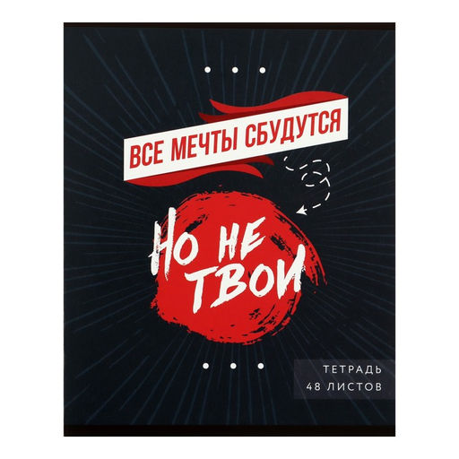 Комплект тетрадей из 5 шт, 48 листов, клетка, Надпись-1, обложка мелованный картон, блок офсет - Calligrata фото 6