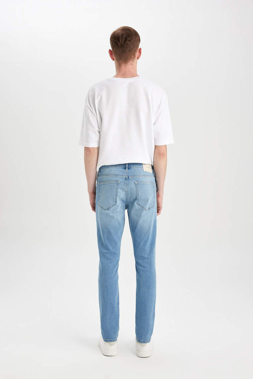 Pedro Slim Fit Джинсовые брюки узкого кроя с нормальной талией и узкими штанинами - Defacto фото 6