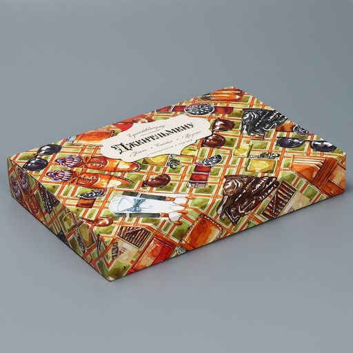 Складная коробка конверт Джентельмен, 31 х 22 х 5 см - Дарите счастье фото 2