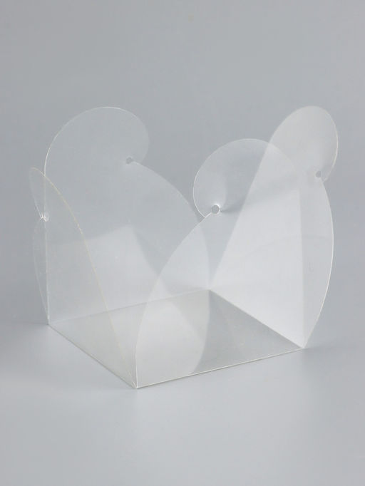 Цена за 5 шт. Складная прозрачная коробка из PVC, для упаковки подарков, 6.3?6.3?4 см - UPAK LAND фото 3