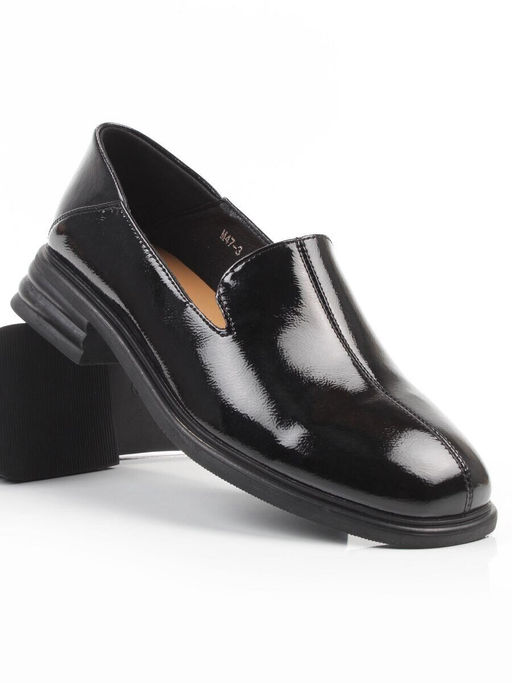 06-M47-3 BLACK Туфли женские (натуральная кожа)