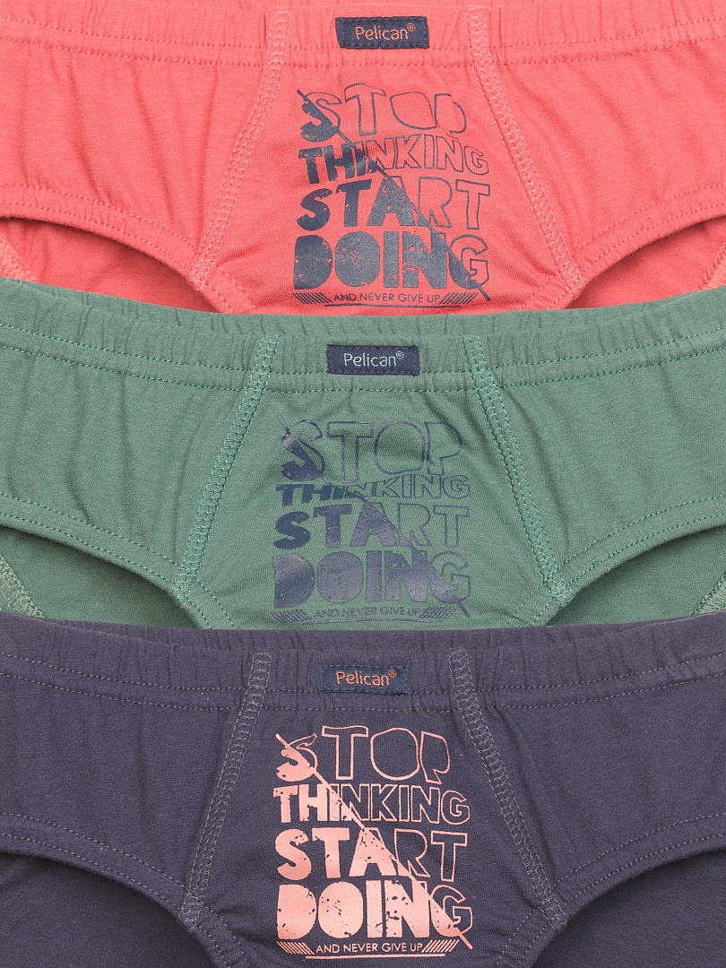 BULB3280(3шт. в упаковке) трусы для мальчиков - Pelican фото 2