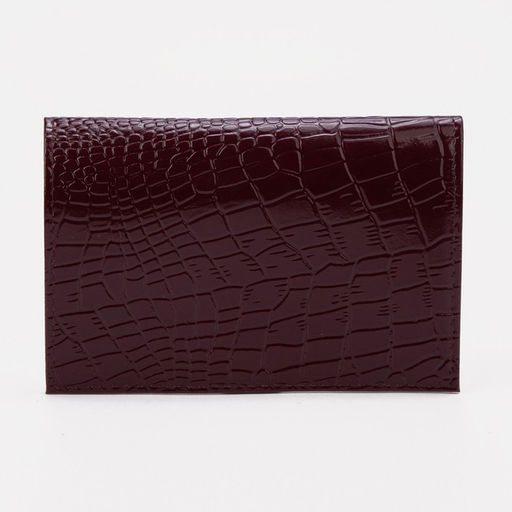 Обложка для паспорта, бордовая