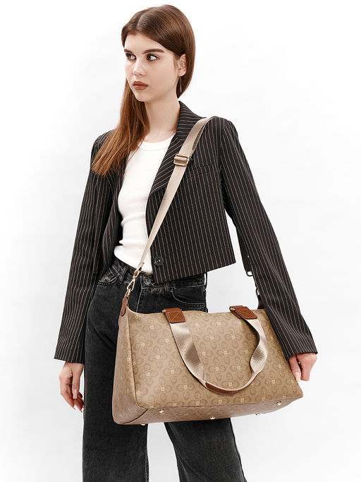 LACCOMA сумка AC89100-лагуна темно-бежевый эко кожа