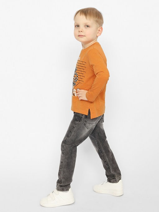 CWKB 63233-29-328 Джемпер для мальчика,оранжевый