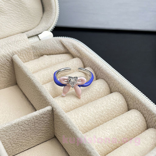 Кольцо Pink bow - Купи слона фото 3