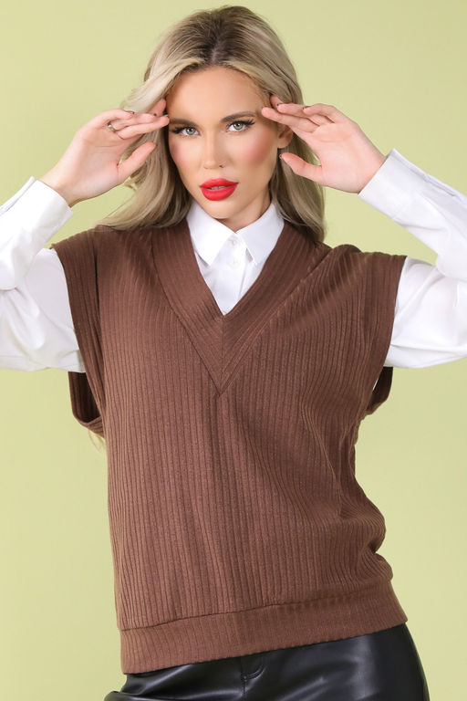 Жилет Элли (мокко)