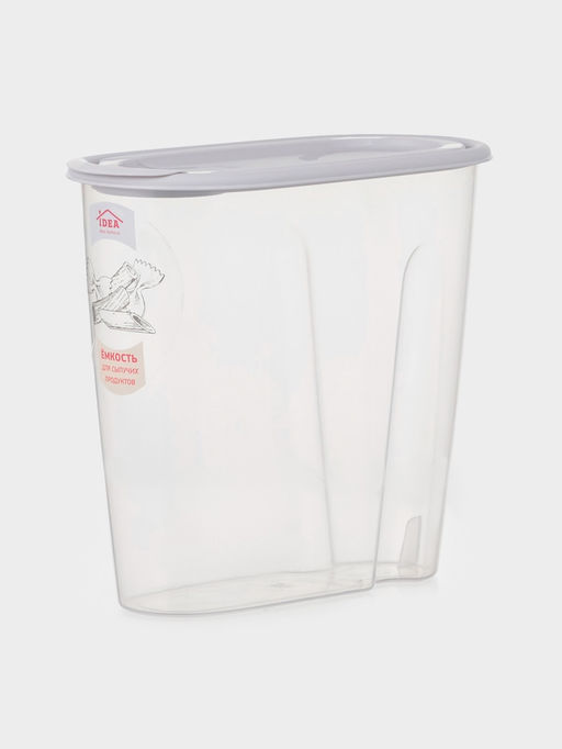 Ёмкость для хранения сыпучих продуктов IDEA, 1.5 л, пластик, МИКС