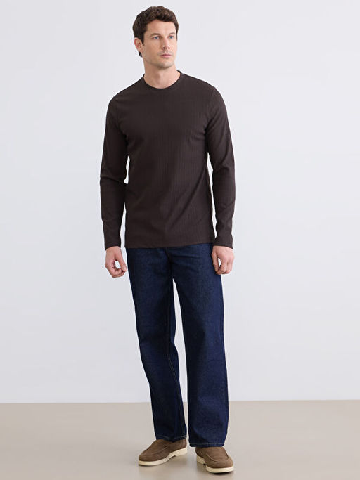 Bisiklet Yaka Ribana Erkek Ti??rt