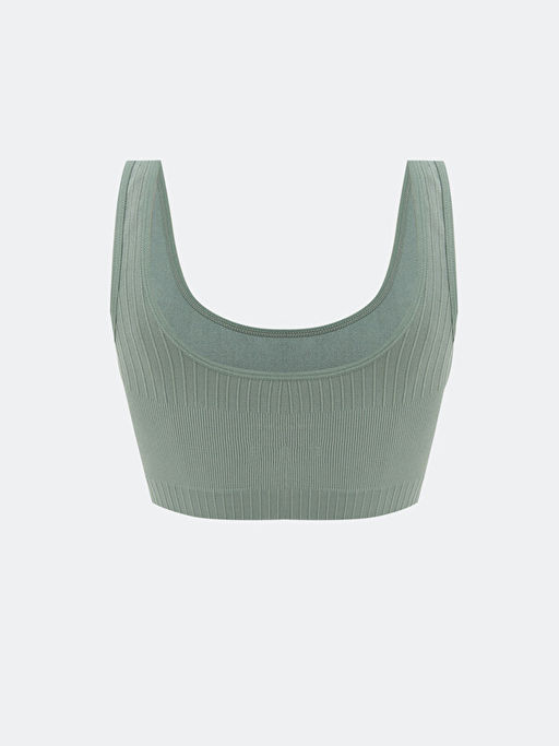 Balensiz Dolgusuz D?z Seamless Sporcu S?tyen