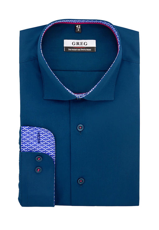 Сорочка мужская длинный рукав GREG 230/139/DB/Z/6