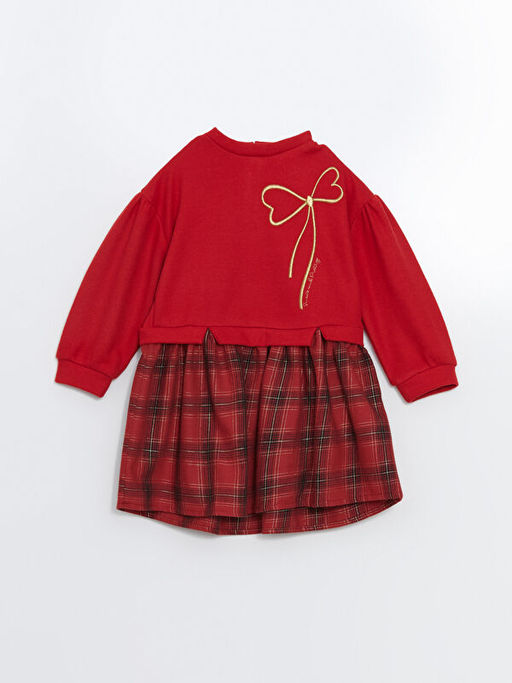 Bisiklet Yaka K?z ?ocuk Elbise