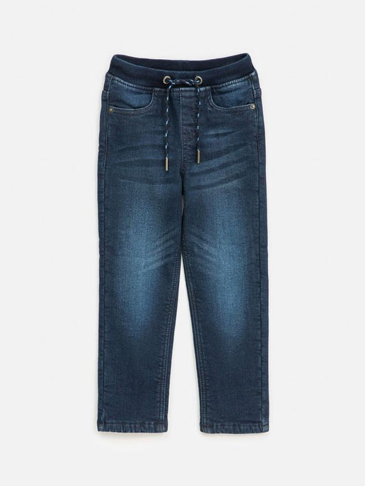 ACOOLA / Брюки джинсовые (утепленные) детские для мальчиков Hudson темно-синий фото 2