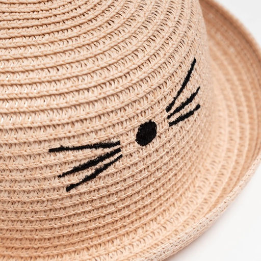 Шляпа для девочки MINAKU «Кошечка», размер 52, розовая