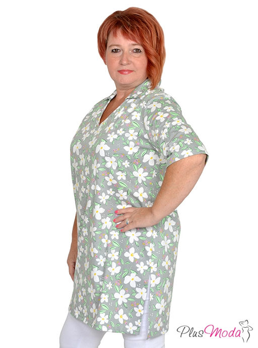 Туника Модель №1345 размеры 44-84 - Plusmoda фото 4