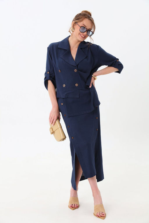 Жакет NIKVA н973-1 индиго фото 4