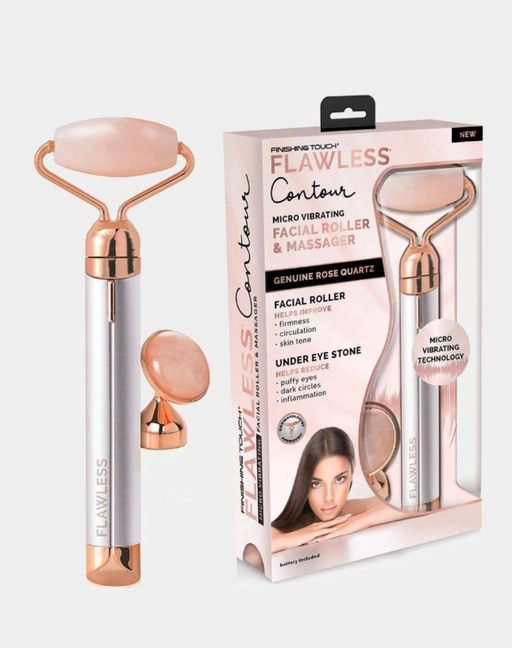 Flawless Contour вибрационный роликовый массажер для лица  с двумя насадками