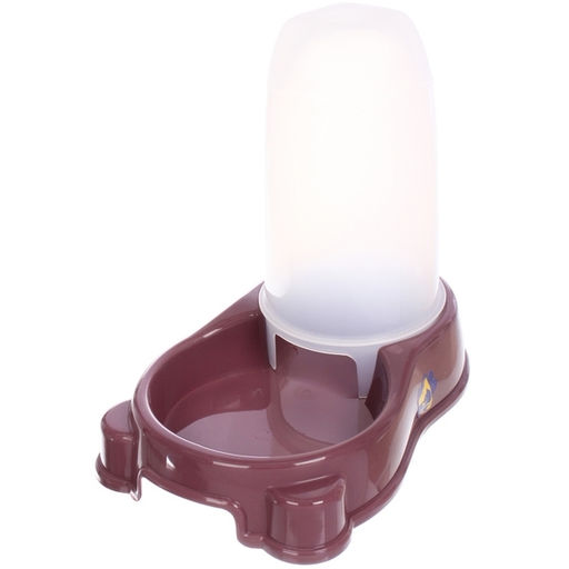 Автокормушка пластиковая "ДА БУДЕТ КОРМ!", цвет спелой вишни, 250мл / 500гр, 27.5*18*25см