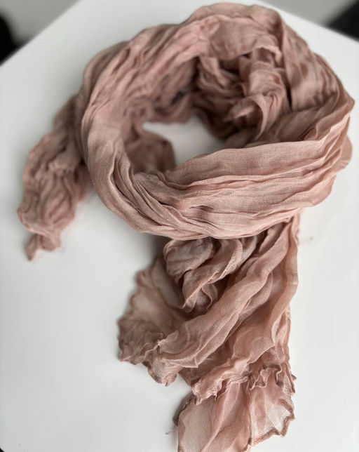 Палантин 180*85см однотонный 33-0001 пыльная роза