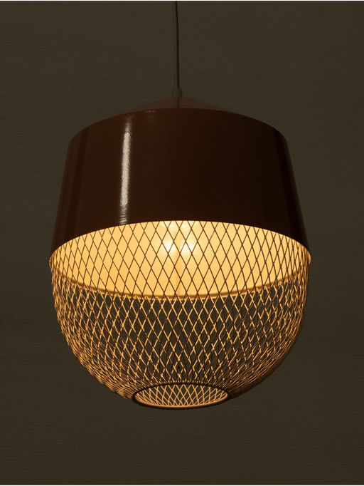 Светильник потолочный BayerLux Lisa, 1×40 Вт, Е27, светло-розовый, 26×26×32 см