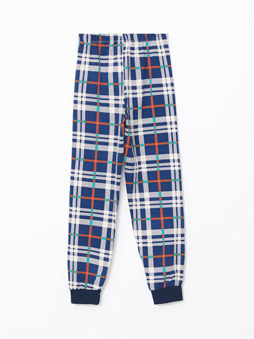 Beli Lastikli Ekose Erkek ?ocuk Pijama Alt - Waikiki фото 3