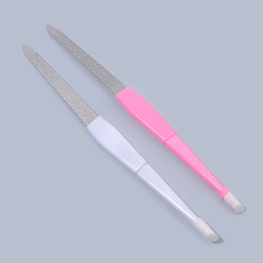 Пилка - триммер - пушер для ногтей, разборная, 20 см, МИКС