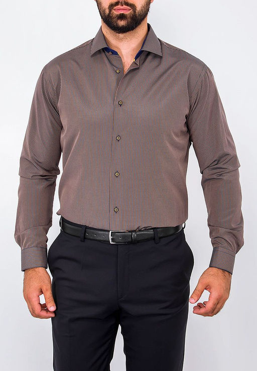 Сорочка мужская длинный рукав GREG 251/139/1033/Z/1p  фото 8