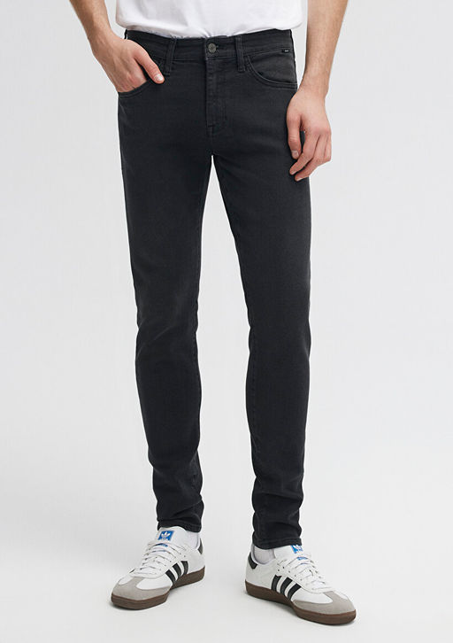 James 90lar Tokk Antrasit Jean Pantolon - Mavi фото 3