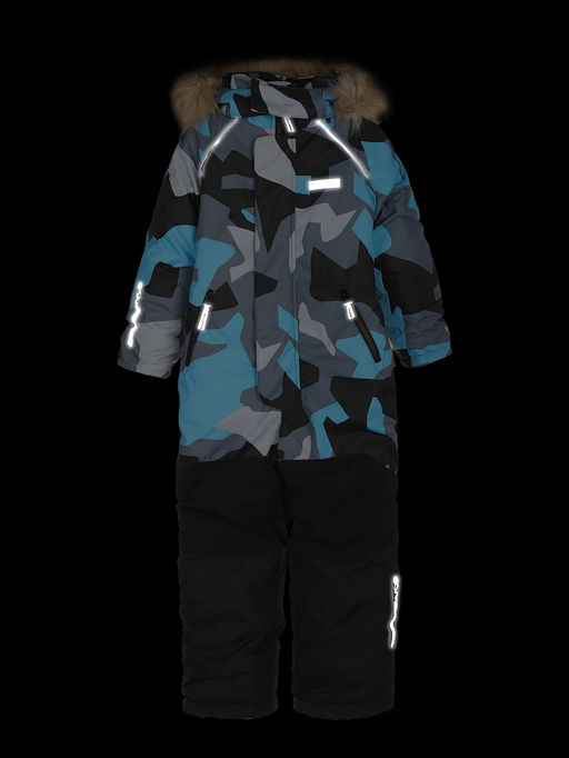 Комбинезон 8з0925 голубой/черный