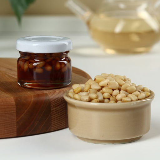 Набор Тайны Сибири: кедровый орех 30 г., варенье с кедровым орехом 30 г., чай травяной 20 г. - Доброе здоровье фото 3