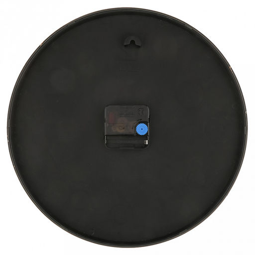 Часы настенные Грация д29,5см, h4см, мягкий ход, циферблат белый; цифры арабские, золотой; корпус пластик, бежевый под дерево; в коробке (Китай) - Домашняя мода фото 3