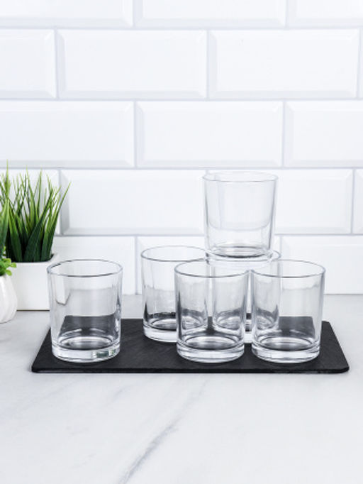 Стакан 6 штук 250 мл Гладкий / 73085 /уп 12/ низкий - ГалеонТрейд фото 2