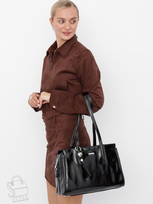 Сумка женская  51150L black Velina Fabbiano-Safenta