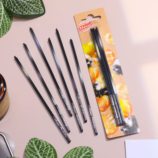 Набор свечей в торт, 6 штук Фиолетовый металлик, 15 см - Страна карнавалия фото 2