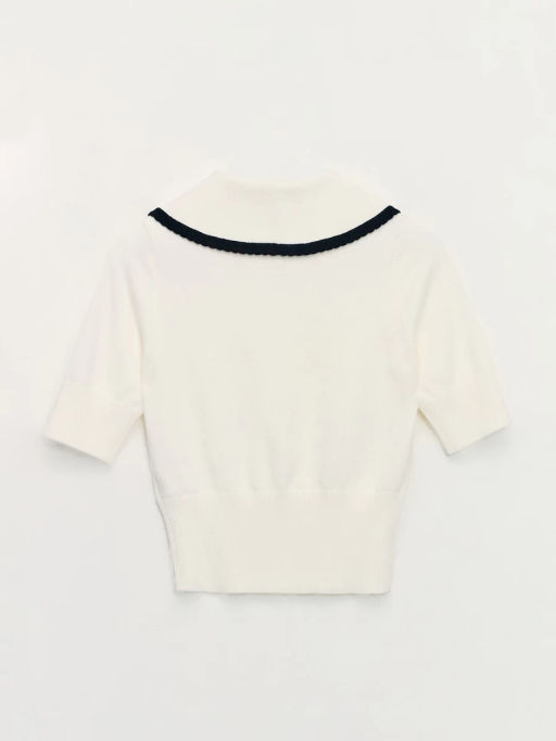 Джемпер с отложным воротником / Zarina  фото 2