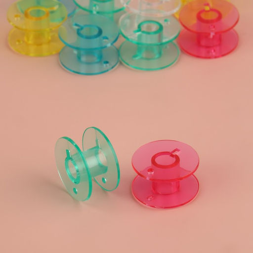 Набор шпулек в органайзере, d=20 мм, 25 шт., МИКС