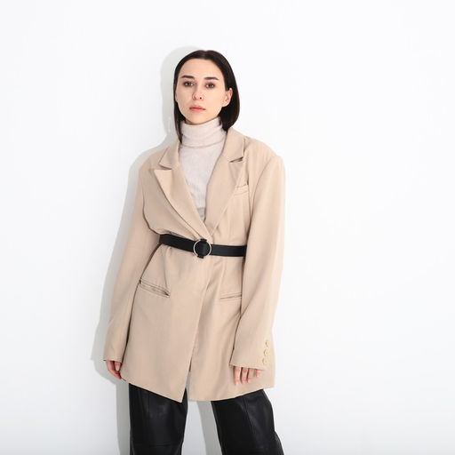 Ремень женский, ширина 3,5 см, затяжка, пряжка металл, цвет чёрный - Simaland фото 3