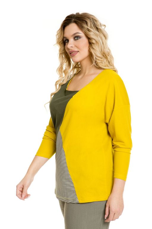 Лонгслив 1003 хаки - Novita фото 7