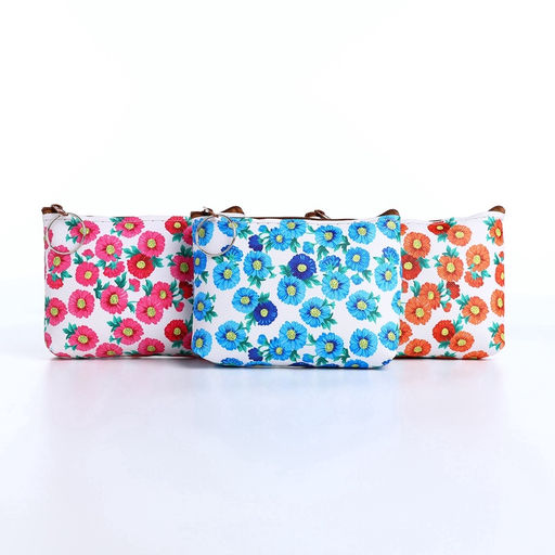 Кошелёк-монетница на молнии 11?1?8 см, с принтом, МИКС