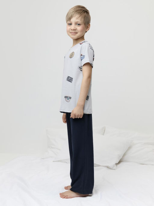 К 1646/городское ралли,индиго пижама для мал