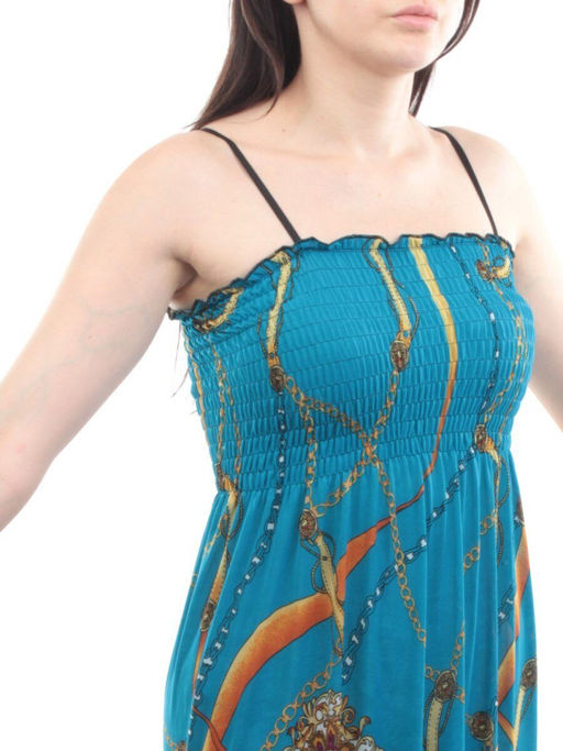 126 TURQUOISE Сарафан женский (65% хлопок, 35% полиэстер)