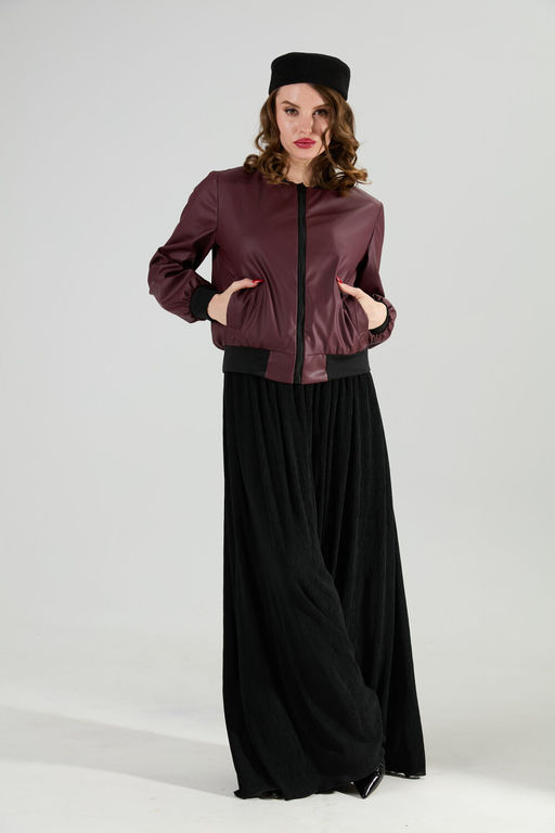 Бомбер NIKVA н435-1 бордо