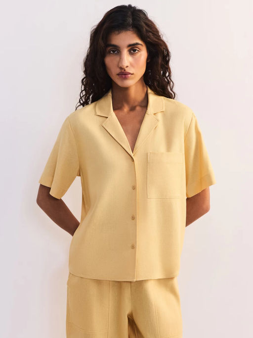 Льняная блуза прямого кроя ZR2605012002-9 / Zarina